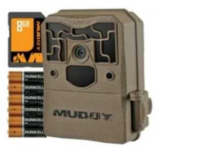 Muddy Outdoors Pro Trail Camera 10 Bundle with 6 AA Batteries & 8 Gb Memory Card