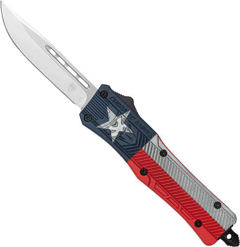 COBRATEC Medium CTK1 OTF Texas State Flag CRKTE 3"-img-0