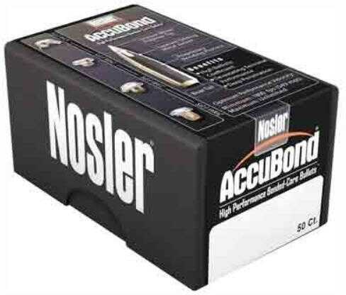 Nosler 338 Caliber 225 Grains Spitzer AccuBond (Per 50) 54357