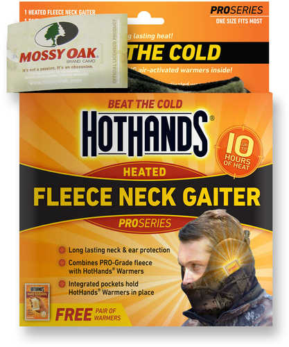 Hothands Heated Neck Gaiter Mossy Oak Bu W/free Pck Warmrs