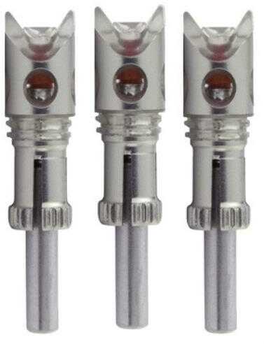 Nocturnal Lighted Nocks NOCKTURNAL X-Bow Size 2 Red 3/Pack