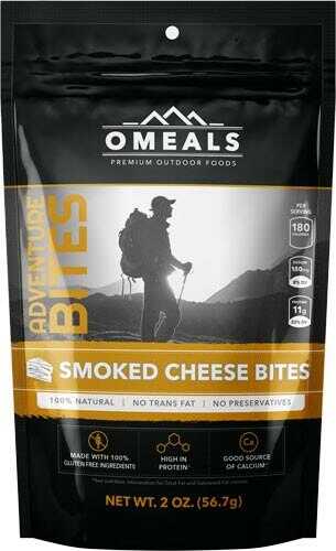 Omeals SMOKED Cheese BITES 2 Oz. 100% Gluten Free