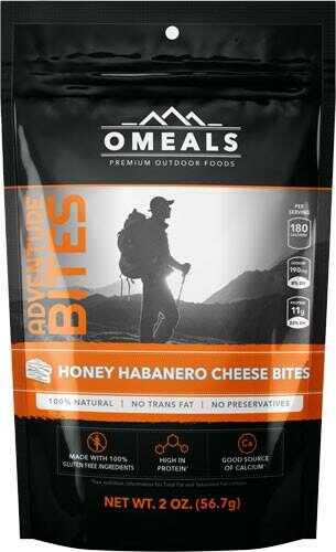 Omeals Honey HABANERO Cheese BITES 2 Oz. 100% Gluten Free