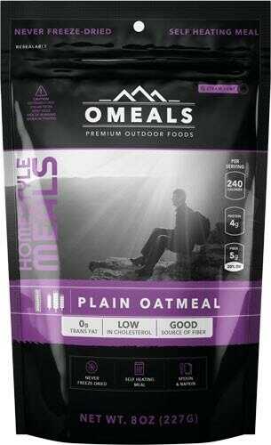 Omeals Plain Oatmeal 8 Oz. FLAMLESS HEATING