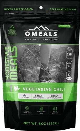 Omeals Vegetarian Chili 8 Oz. FLAMLESS HEATING