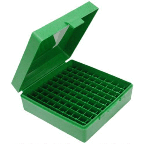 MTM Ammunition Box .44Rm/.41Rm/.45LC 100-ROUNDS Green