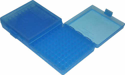 MTM Ammo Box 9MM Luger/.380ACP /9X18 200-ROUNDS Clear Blue