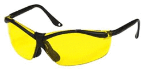Peltor Shooting Glasses XF-4 Black Frame Yellow LENSES