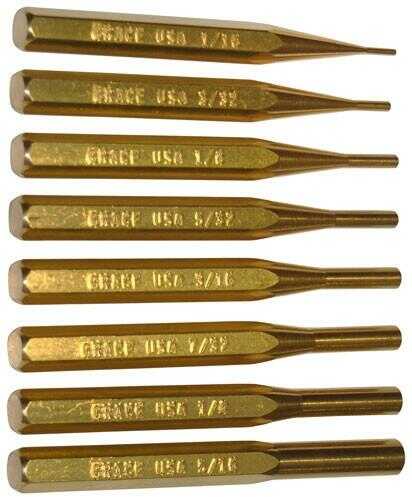 Grace USA Tools Punch Set Of 8 Brass