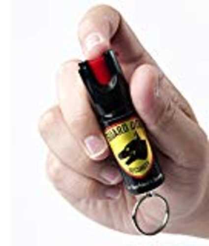 Guard Dog Pepper Spray Black Hard Case W/ Keyring 1/2 Ounce