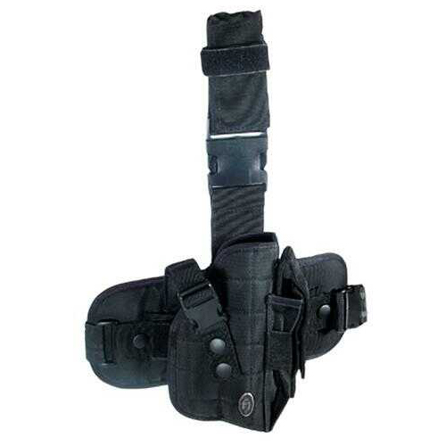Leapers Inc. - UTG Special Ops Universal Leg Holster Fits Most Large Autos Right Hand Black Finish PVC-H178B