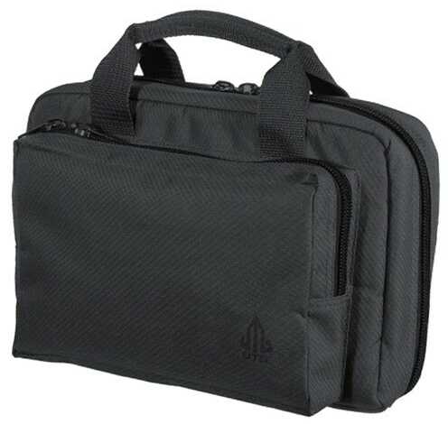 Leapers UTG Gun Case Armorers Black 12X8 Holds Two HANDGUNS
