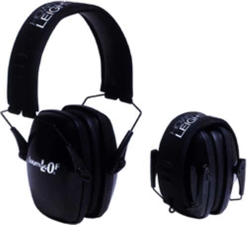 Howard Leight Industries LEIGHTNING Folding Ear Muff Black NRR23