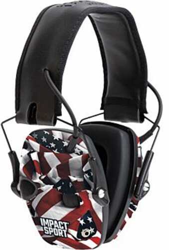 Howard Leight Impact Sport One Nation Flag Elec Muff Nr22