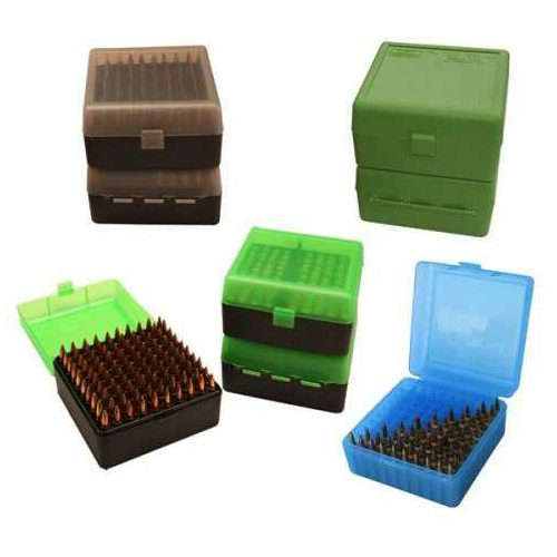 MTM Ammunition Box Rifle 100-ROUNDS .22-250 To .375H&H