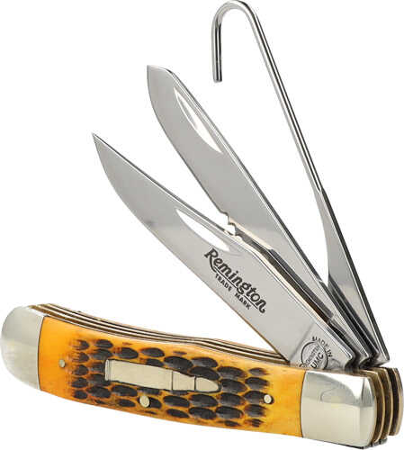 Remington 2024 Bullet Knife W/jigged Bone Handle