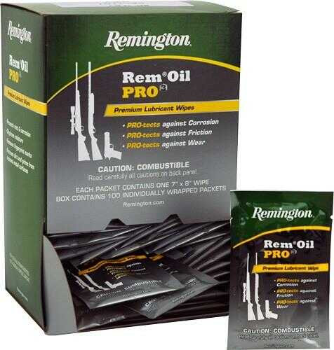 Remington Rem Pro3 Premium Lubricant 100 Wipe Counter Display Box Md: 18921