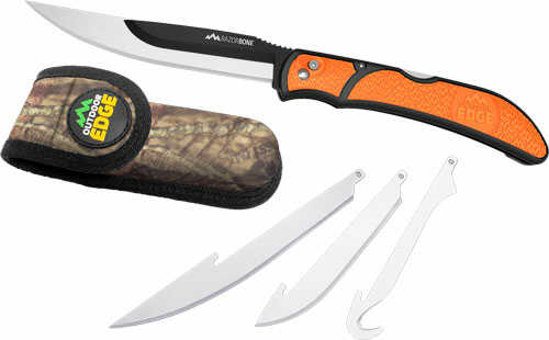 Outdoor Edge Razor Bone 6-BLD Combo Set Orange Blister Pack