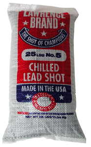 Alliant Powder Lawrence Chilled Lead #5 Shot 25 Lbs