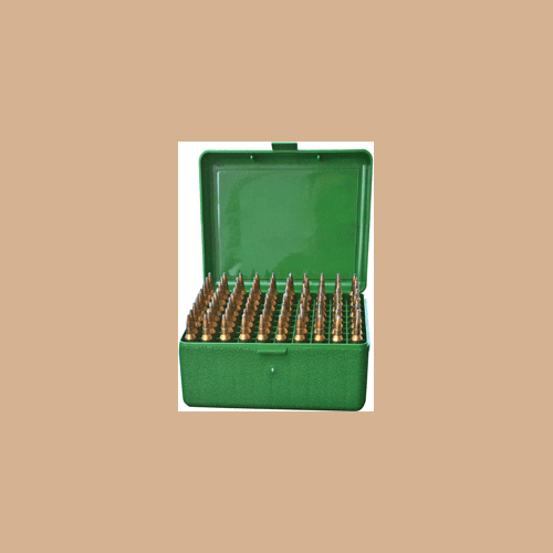 MTM Ammunition Box Medium Rifle 100-ROUNDS Flip Top Style