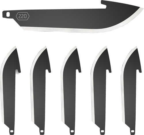Outdoor Edge 2.2" Drop Point Blade Pack Black BLADES 6-Pack