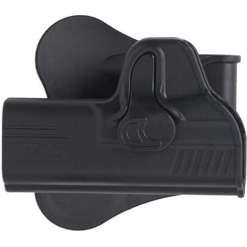 Bulldog Cases Rr Holster Paddle Poly S&W M&P Compact Black RH Md: RRSWMPC