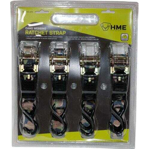 HME Products Ratchet Strap 1"x8 Camo 4-Pack Md: HMERS4PK