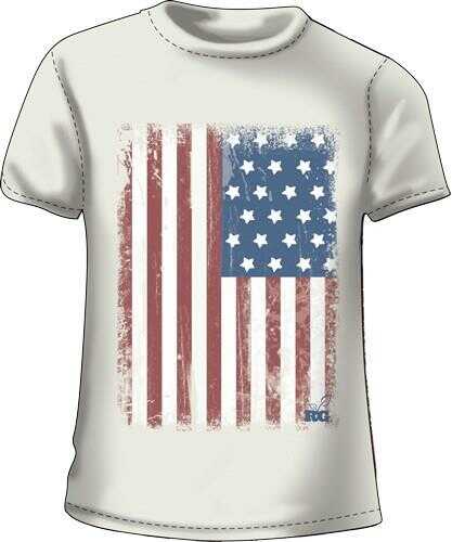 Realtree WOMEN'S T-Shirt "Grand 'OL Flag" Large Off White<
