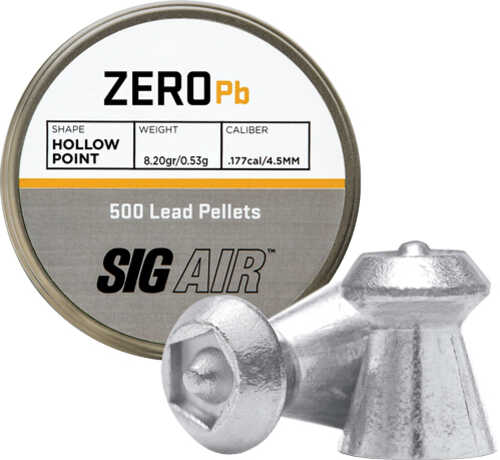 Sig Pellets .177 Zero 8.20Gr HP Tip Lead Alloy 500 CT.