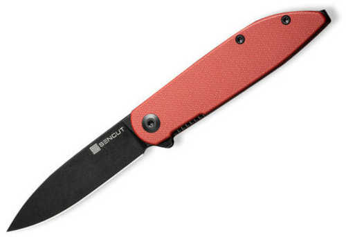 SENCUT Knife BOCLL II 2.96" Burgundy G10/Black Liner Lock Model: S22019-3