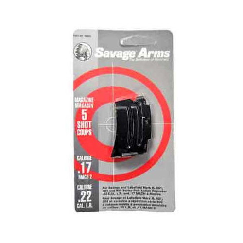 Savage Arms Magazine MKII Series .22LR/.17Hm2 5-Rnd Blued