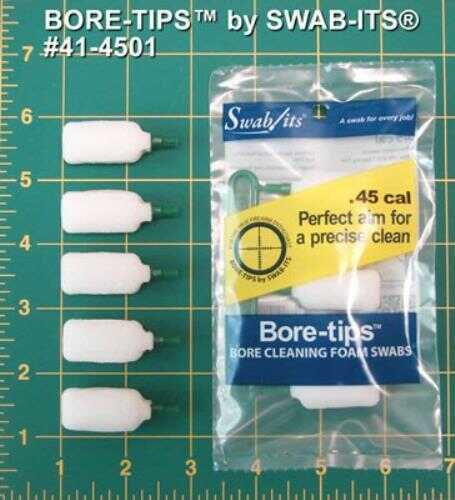 Super Brush Swab-Its .45 Caliber Bore Tip 5 Pack PATCHLESS Cleaning
