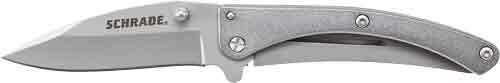 Schrade Knife Pocket Protector 2.6" Stainless Grey