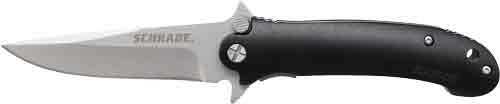 Schrade Knife Sch223 Folding 3.6" Stainless Black