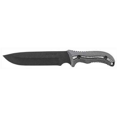 Schrade Knife Frontier/MICARTA 7" W/Sheath/Stone/Ferro Rod