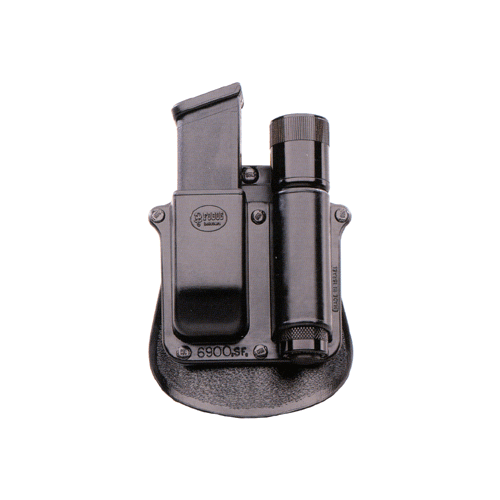 Fobus Flashlight/Mag Pouch Paddle Style Double Stack Mag