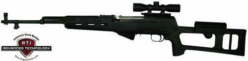 Advanced Technology Intl. Adv. Tech. Stock For SKS Rifle FIBERFORCE Style Black Syn
