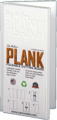 CAN COOKER The Plank 8"X16" Folding Cutting Board