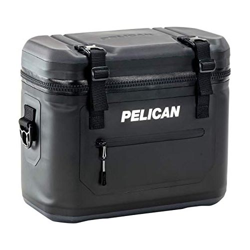 Pelican SC12 Soft Cooler Black Compression Molded HLD 12 CANS