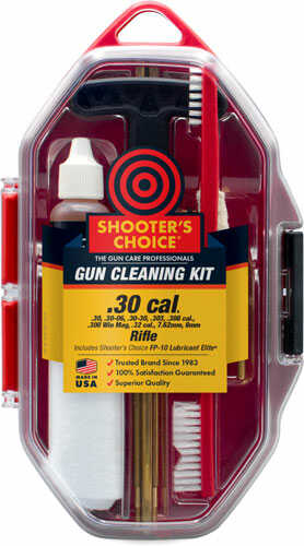 Click to see larger image. Shooters Choice 30 Cal Rifle Cleaning Kit
