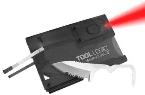 SOG Knives SOG Tool Logic Survival Card Light/FIRESTARTER Black