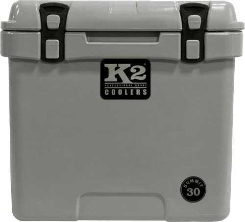 K2 Coolers Summit Series 30 Quart Steel Grey W/ Wheels