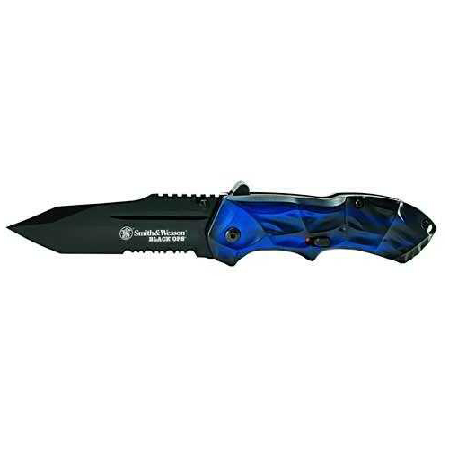 Schrade S&W Knife Black Ops 3Rd Gen. Blue Handle Magic Assist