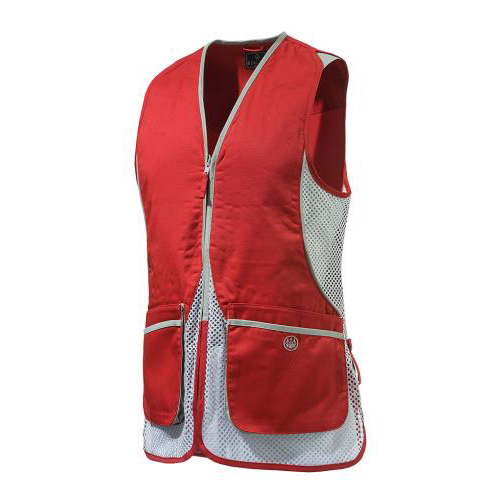 Beretta WOMEN'S S.Pigeon Vest 2X-Lg Ambidextrous Red/White