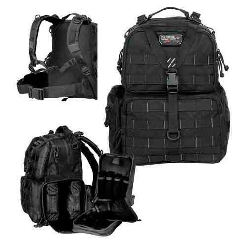 G.P.S. Tactical Range Backpack W/Waist Strap Black Nylon