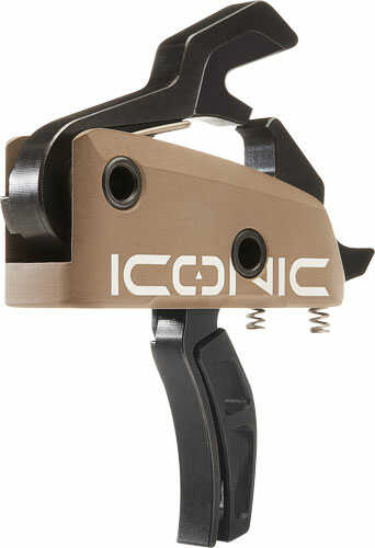 Rise Trigger Iconic Fde 2-stage 1.25/1.75 Ar-15 With Pins