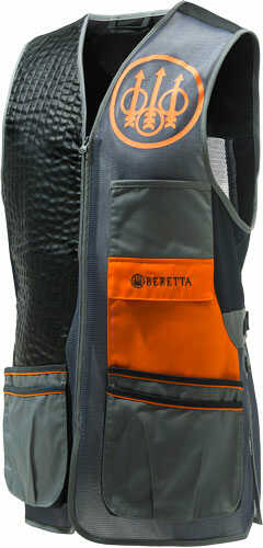 Beretta MEN'S Two Tone Vest X-Large Black/Orange