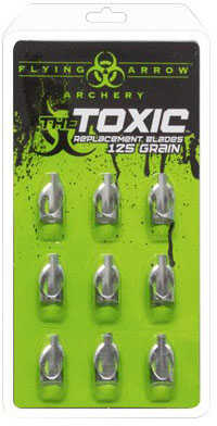 Flying Arrow Archery Replacement Blade Toxic 125 Grains 9/Pk