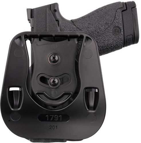 1791 KYDEX OWB Paddle HOL MULT -Fit RH S&W SHLD 9/40 Black