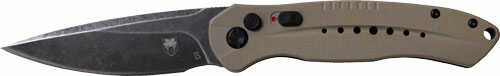 COBRATEC DIABLO Side Button Auto 3" D2 FDE/STNWSH Black BLD